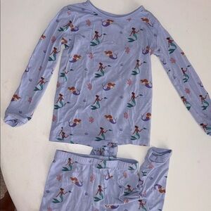 Kyte BABY mermaid bamboo Pajama Set 3T